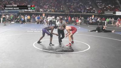 D 1 150 lbs Champ. Round 1 - Jon`Benet Maxie, Woodlawn - B.R. vs Joshua Lara, Brother Martin