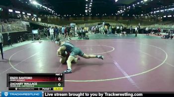 152 lbs Cons. Round 2 - Enzo Santoro, Doral Academy vs Zachary Wallace, Woodland, Cartersville