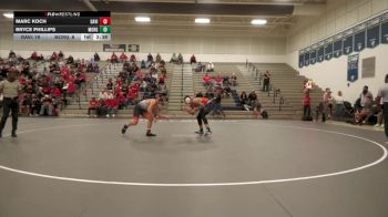 184 lbs Rr Rnd 1 - Marc Koch, Davidson vs Bryce Phillips, Morgan State