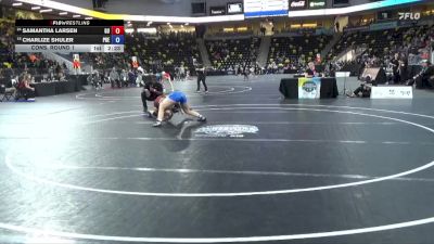 117 lbs Cons. Round 1 - Samantha Larsen, Gannon University vs Charlize Shuler, Presbyterian