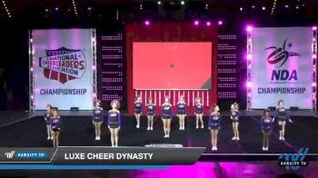 - Luxe Cheer Dynasty [2019 Junior - Small 3 Day 1] 2019 NCA North Texas Classic