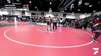 285 lbs Cons. Round 5 - Tristan Taylor, Charter Oak vs Max Bolliger, San Clemente