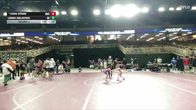 47 lbs Round 3 - Cora Stone, Mayhem Wrestling Club vs Leena Delacruz, Gladiator Wrestling