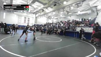 110 lbs Champ. Round 2 - Alexa Kopp, El Toro vs Cassidy Stokes, Heritage