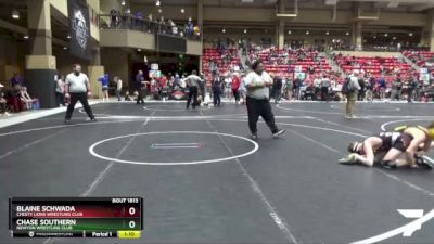 130 lbs Champ. Round 1 - Blaine Schwada, Chesty Lions Wrestling Club vs Chase Southern, Newton Wrestling Club