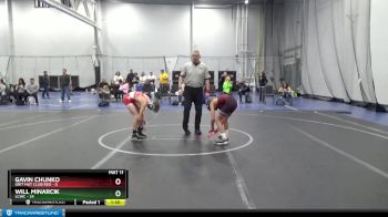 88 lbs Round 3 (6 Team) - Gavin Chunko, Grit Mat Club Red vs Will Minarcik, LCWC