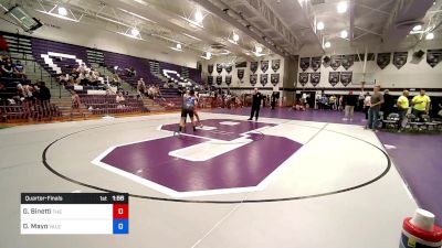 165 lbs Quarterfinal - Giovanni Binetti, The Specialist Wrestling vs Dante Mayo, Yale Street