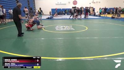 126 lbs Cons. Round 2 - Brice Jones, Dan River High School vs Isaac Hall, Scanlan Wrestling Academy