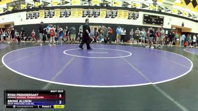 86 lbs 3rd Place Match - Ryan Prendergast, Midwest Regional Training Center vs Bronx Allison, Delta Wrestling Club Inc.