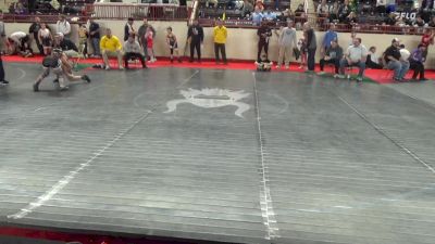 105_B lbs Quarterfinal - Benett Greathouse, Titusville vs Carter Deeter, Southern Columbia