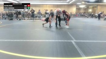 62 lbs Consi Of 8 #1 - Olivia Rios, Badboy Wrestling vs Ezra Heredia, Agon Academy