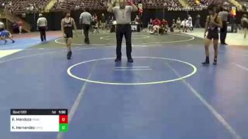 102 lbs Round Of 16 - Ramon Mendoza, Pomona Elite vs Keyan Hernandez, Team Champs