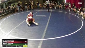 80 lbs Round 1 (6 Team) - Brett Koster, Kansas Rattlers vs Everett Priebe, Team USA