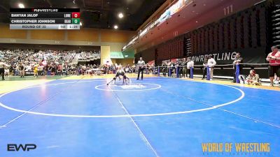 130 lbs Round Of 32 - Banyan Jalof, Lowell Wrestling vs Christopher Johnson, BearCave