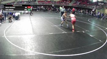 100 lbs 1st Place Match - Levi Miron, Hawks Wrestling Club (Lincoln) vs Beau Brandt, HWA