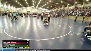 285 lbs Cons. Round 4 - Matthew Schoen, Lone Peak vs Rustin Follett, Clearfield