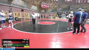 174 lbs Cons. Round 3 - Juan Nuno, West Hills College vs Zach Harkey, Cerritos College