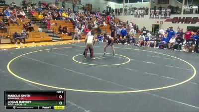 144 lbs Quarters & 1st Wb (16 Team) - Marcus Smith, Bainbridge vs Logan Ramsey, West Laurens