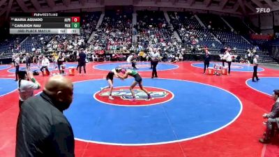 105 lbs 3rd Place Match - Maria Aguado, Alpharetta vs Carleigh Rau, Pickens