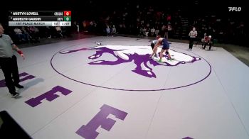 4A 170 lbs 1st Place Match - Addelyn Gaudin, Sky View vs Austyn Lovell, Crimson Cliffs High