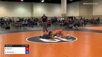 57 kg Consolation - Brendon Garcia, Wyoming Wrestling Reg Training Ctr vs Kobey Pritchard, Unattached