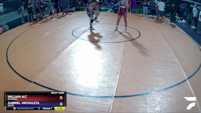 157 lbs Semifinal - William Alt, Wyoming vs Gabriel Archuleta, Idaho