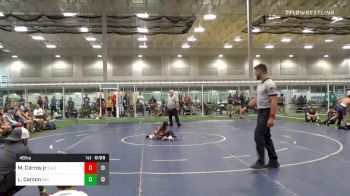 46 lbs Prelims - Matthew Cerros Jr, Elite Athletic Club Stars vs Lila Carson, Intense Wrestling Club