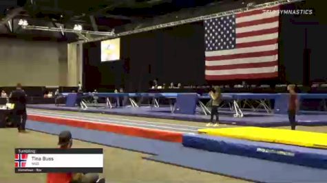 Tina Buss - Tumbling, NSB - 2021 USA Gymnastics Championships