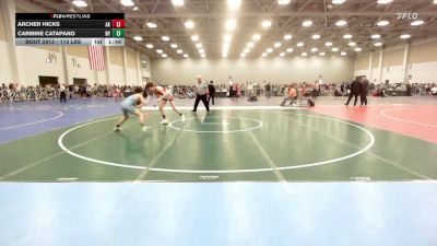 113 lbs Round Of 64 - Archer Hicks, AK vs Carmine Catapano, NY