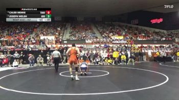 157 lbs Quarterfinal - Joseph Welsh, Abilene Hs vs Caleb Menke, Topeka-Hayden Hs