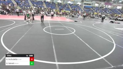 125 lbs Round Of 16 - Anthony Archuletta, Team Pueblo PAA vs Deigen Salvati, Mount Garfield Middle School