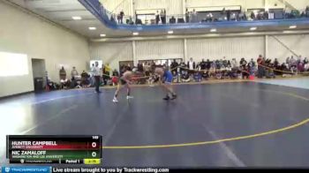 149 lbs Quarterfinal - Nic Zamaloff, Washington And Lee University vs Hunter Campbell, Averett University