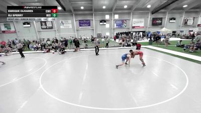 Junior Boys - 138 lbs Cons. Round 2 - Eli Sperry, Missouri vs Enrique Olivares, Category 5 Wrestling Club