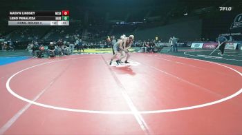 3A Boys 175 lbs Cons. Round 3 - Leno Penaloza, Harrisburg Boys vs Masyn Lindsey, McLoughlin Boys