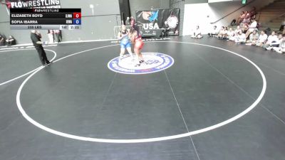 235 lbs Elizabeth Boyd, SJWA - San Joaquin Wrestling Association vs Sofia Ibarra, IEWA - Inland Empire Wrestling Association
