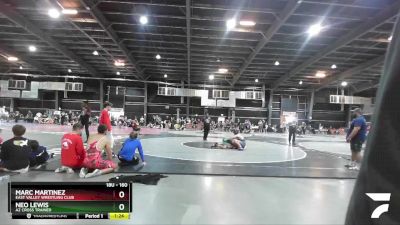 160 lbs Cons. Round 3 - Marc Martinez, East Valley Wrestling Club vs Neo Lewis, Az Cross Trained