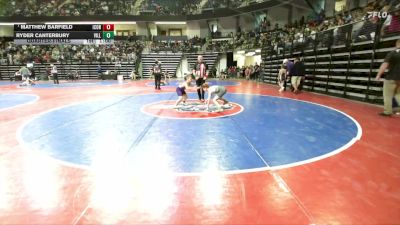 88 lbs Quarterfinal - Matthew Barfield, Icon Wrestling vs Ryder Canterbury, Villa Rica Youth Wrestling