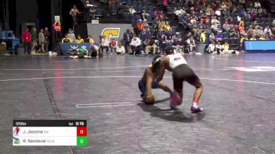 125 lbs Consi Of 8 #1 - Jeffery Jacome, Gardner Webb vs Richard Sandoval, CSU-Bakersfield