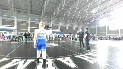 92 lbs Quarterfinal - Wakely Wright, Bear River Wrestling Club vs Wylee Ferguson, JWC