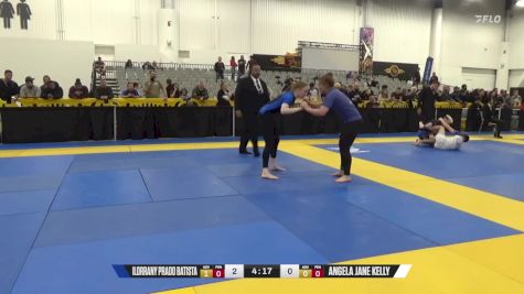 Angela Jane Kelly vs Ilorrany Prado Batista 2024 World IBJJF Jiu-Jitsu No-Gi Championship