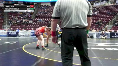 190 lbs 3rd Place - Charli Rea, Northwestern-G vs Ashley Hoffman, Central Dauphin-G