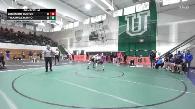 113 lbs Cons. Round 4 - Zechariah Burton, Yucca Valley vs Maxwell Matito, Los Osos