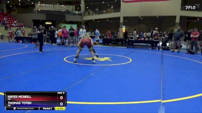 138 lbs Cons. Round 5 - Hayes McNeill, OK vs Thomas Toteh, OK