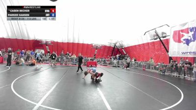113 lbs Champ. Rd Of 32 - Casen Becker, Black Fox Wrestling Academy vs Parker Hansen, Angry Fish