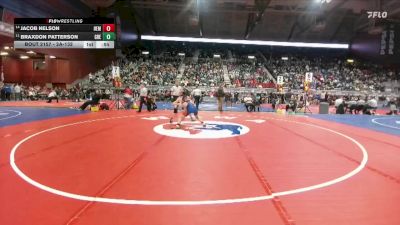 2A-132 lbs Cons. Round 1 - Jacob Nelson, H.E.M. vs Braxdon Patterson, Greybull/Riverside