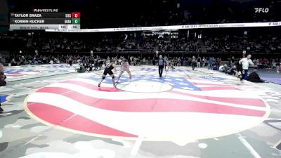 Cons. Round 1 - Korbin Kucker, Groton Area vs Taylor Snaza, Sisseton