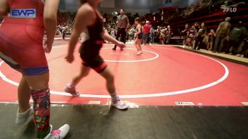 70 lbs Rr Rnd 3 - Brinley Leyba, Team Tulsa Wrestling Club vs Karsyn Hockett, Caney Valley Wrestling