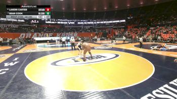 3A 285 lbs Champ. Round 1 - Sean Cook, Niles (Notre Dame) vs Landin Carter, Chicago (Mt. Carmel)