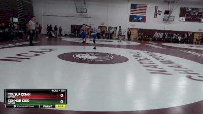 125 lbs Cons. Semi - Yousuf Zigan, Luther vs Connor Kidd, Luther