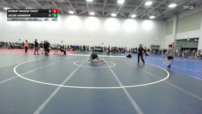 182 lbs Consi Of 32 #1 - Robert Mason Fahey, PA vs Jacob Jamieson, VT